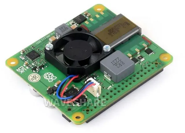 Alt view image 2 of 3 - Raspberry Pi PoE+ HAT for Raspberry Pi 3B+/4B, 802.3af/at-compliant