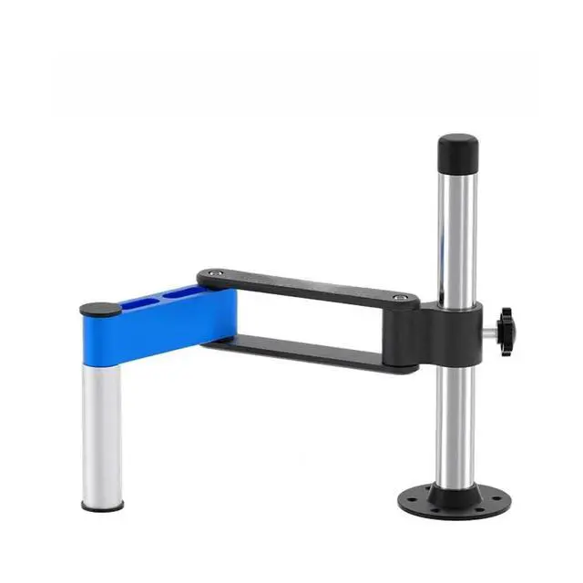 Alt view image 2 of 3 - Microscope Articulated Support Arm M6 Mount with 360 Degree Rotation Foldable Space Saving Blue l 405x295mm