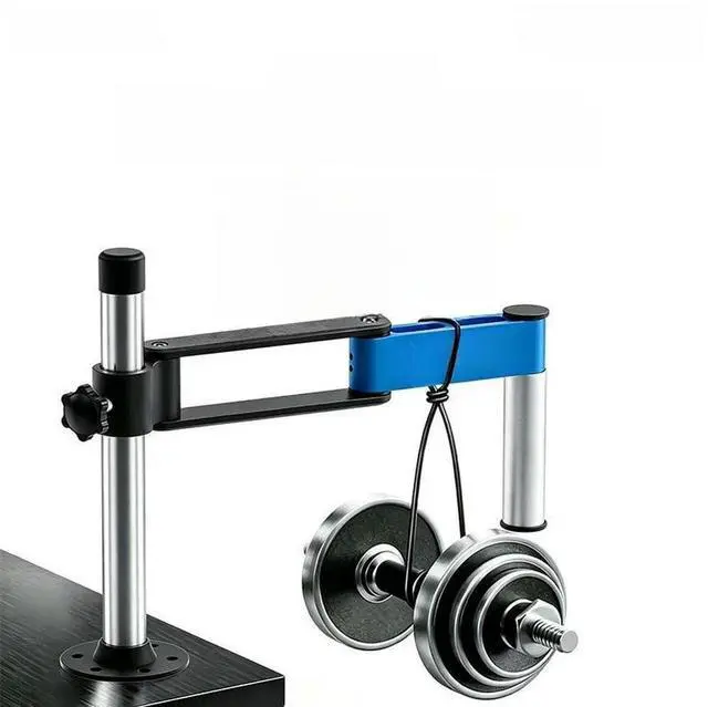 Main image of Microscope Articulated Support Arm M6 Mount with 360 Degree Rotation Foldable Space Saving Blue l 405x295mm