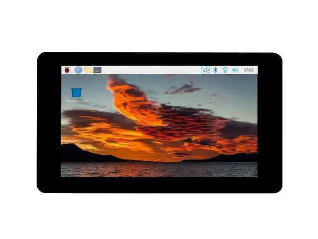 Alt view image 2 of 3 - 7inch Capacitive Touch Display for Raspberry Pi, DSI Interface, 800×480