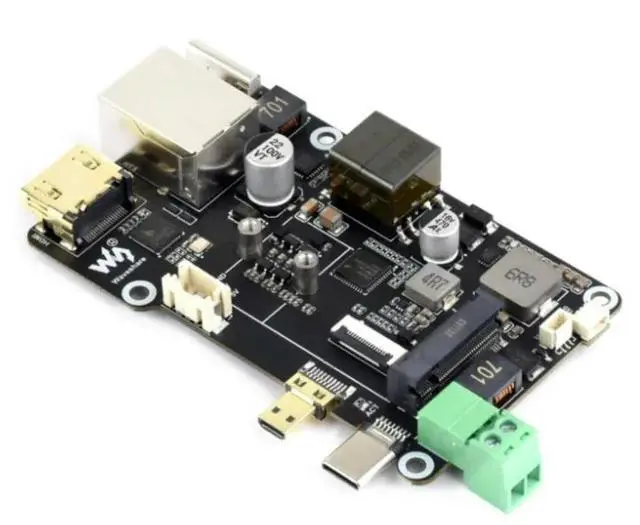 Main image of PCIe M.2 Adapter, RTL8125 2.5GbE Controller, 4K Display and PoE Network Expansion for Raspberry Pi