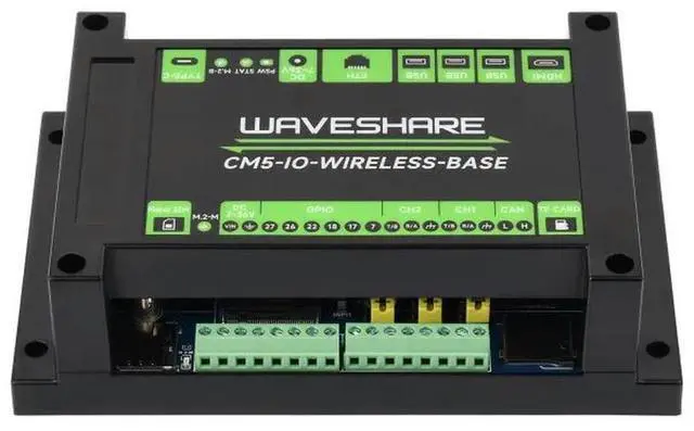Alt view image 2 of 3 - Industrial IoT Expansion Board For Raspberry Pi CM5, 4G / 5G / LoRa Expansion Board, Gigabit Ethernet RJ45 Port