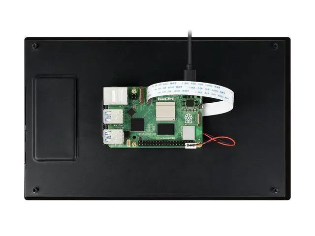 Alt view image 3 of 3 - Raspberry Pi 10.1" DSI Touchscreen: 720x1280 IPS, 10-Point Capacitive with Durable Tempered Glass