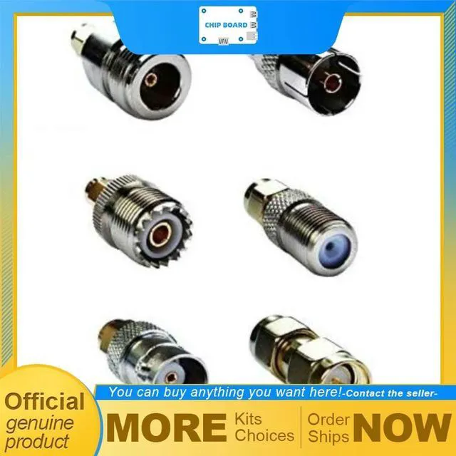 Main image of rtl-sdr BLOG SMA Male to SMA M BNC F TYPE N F TYPE F F UHF F PAL F adapter kit