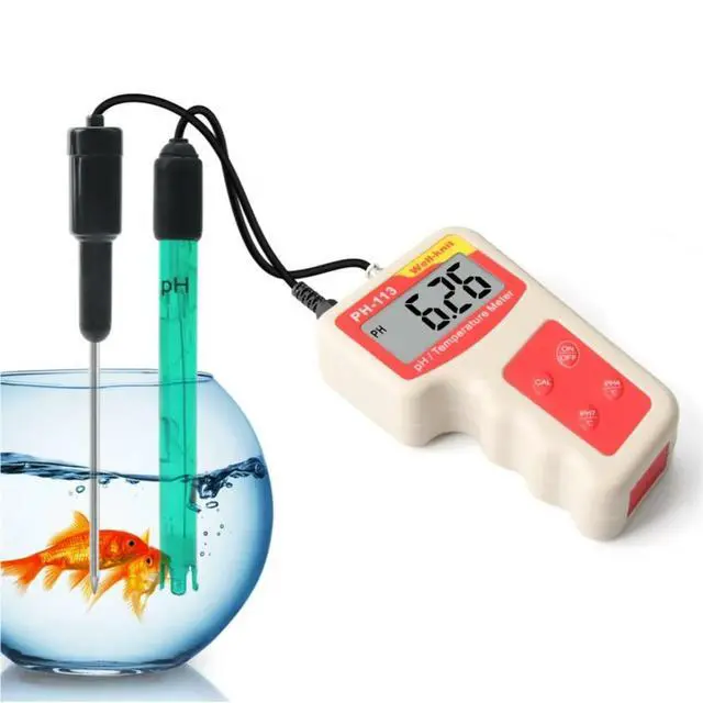 Alt view image 3 of 3 - LCD Digital pH Meter for Aquarium Water Control Measures pH 0.00-14.00 and Temperature 0-100 C with ATC Feature