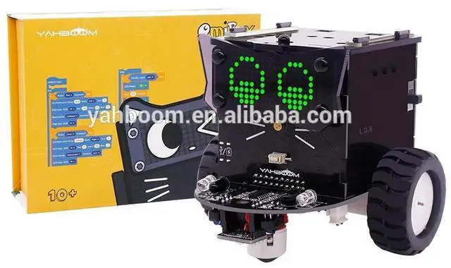 Alt view image 2 of 3 - Yahboom STEAM Graphical Programming 8 age Kids Omibox s Robot Car Kit With Scratch And s 2in1