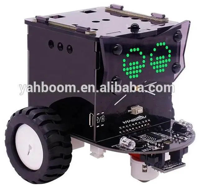 Alt view image 3 of 3 - Yahboom STEAM Graphical Programming 8 age Kids Omibox s Robot Car Kit With Scratch And s 2in1