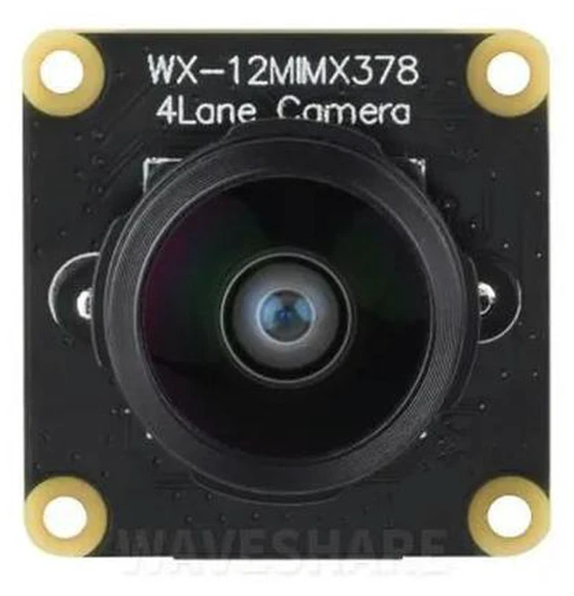 Alt view image 3 of 3 - IMX378-190 12.3MP Fisheye Lens Camera Type B, Rolling Shutter, 190° FOV,Compatible With Raspberry Pi Series Boards
