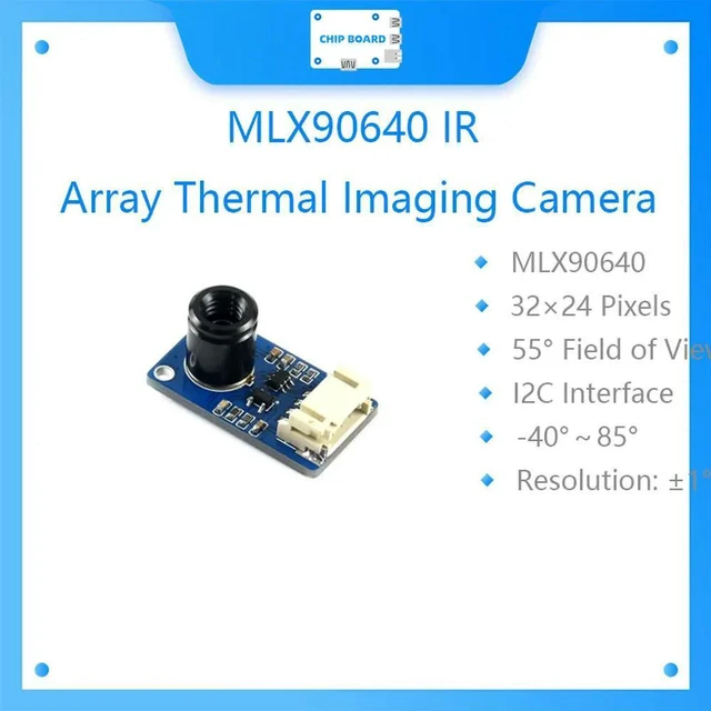 Main image of MLX90640 IR Array Thermal Imaging Camera, 32*24 Pixels, 55 Degree Field of View, I2C Interface