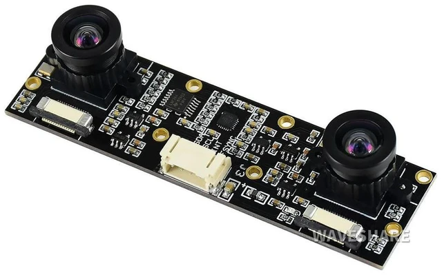 Main image of Binocular Camera Module, Dual IMX219, 8 Megapixels, Applicable for Jetson Nano and Raspberry Pi, Stereo Vision, Depth Vision