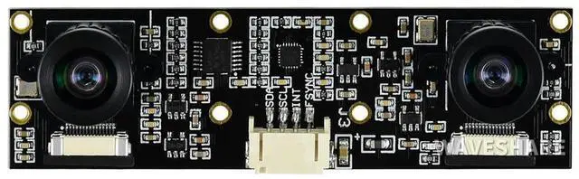 Alt view image 3 of 3 - Binocular Camera Module, Dual IMX219, 8 Megapixels, Applicable for Jetson Nano and Raspberry Pi, Stereo Vision, Depth Vision