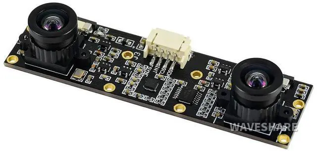 Alt view image 2 of 3 - Binocular Camera Module, Dual IMX219, 8 Megapixels, Applicable for Jetson Nano and Raspberry Pi, Stereo Vision, Depth Vision