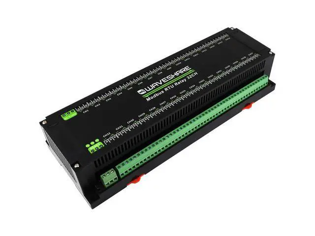 Alt view image 2 of 6 - Modbus RTU 32-Ch Relay Module, RS485 Interface, With Multiple Isolation Protection Circuits