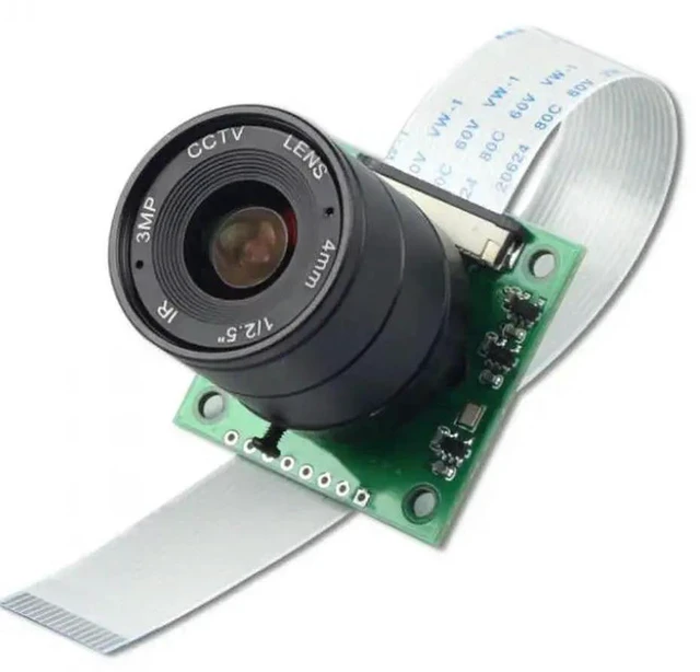 Main image of Arducam NOIR 8MP IMX219 camera module with CS lens 2718 for Raspberry Pi 4/3B+/3