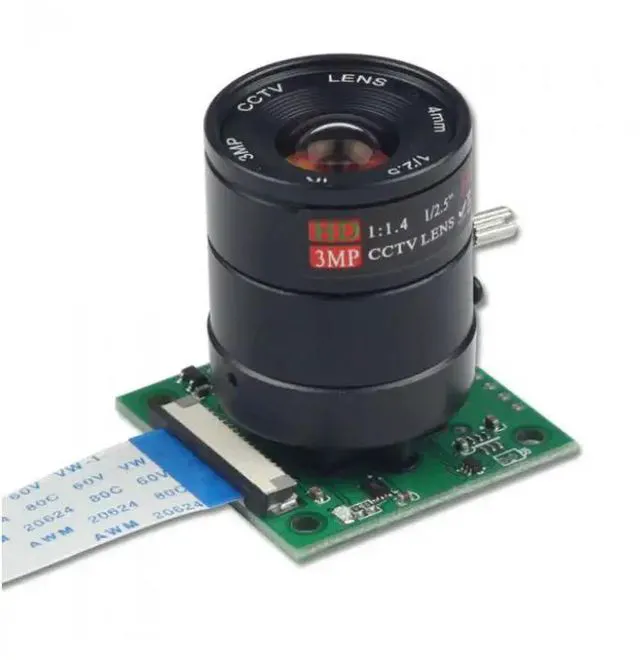 Alt view image 3 of 3 - Arducam NOIR 8MP IMX219 camera module with CS lens 2718 for Raspberry Pi 4/3B+/3