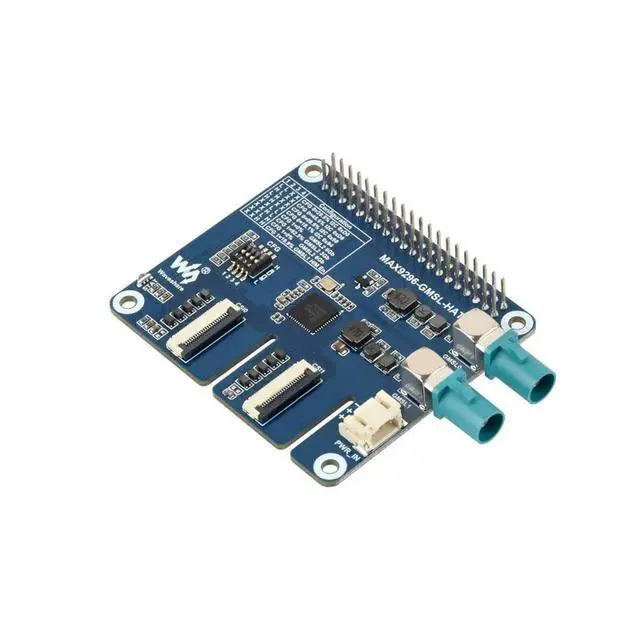 Alt view image 3 of 3 - 2-Ch GMSL Camera HAT, Equipped With MAX9296A Deserializer, High-Speed And Low-Latency Serial Transmission