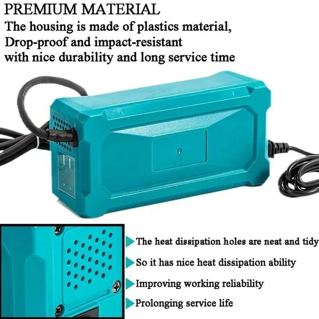 Alt view image 3 of 3 - 1100W 220V AC to DC 18V 20V Power Converter for DHP485 DHP486 DHP490 DTW300 Electric Wrench and Cordless Tool Systems