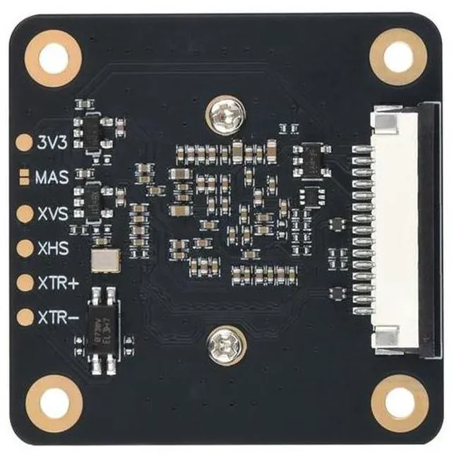 Alt view image 3 of 3 - IMX296 1.6MP M12 Mono Camera, Global Shutter, Supports Raspberry Pi Series Boards