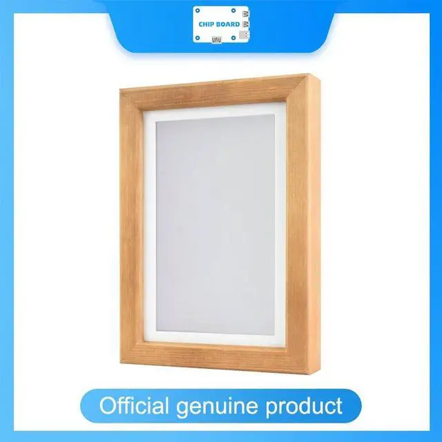 Alt view image 3 of 3 - 7.3inch E6 Full Color E-Paper With Solid Wood Photo Frame, Ultra-long Standby, 800 × 480 Resolution, Batteries Optional