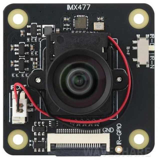 Alt view image 3 of 3 - IMX477 IR-CUT 12.3MP Camera (B), Applicable For Raspberry Pi / Jetson / RDK Series Boards