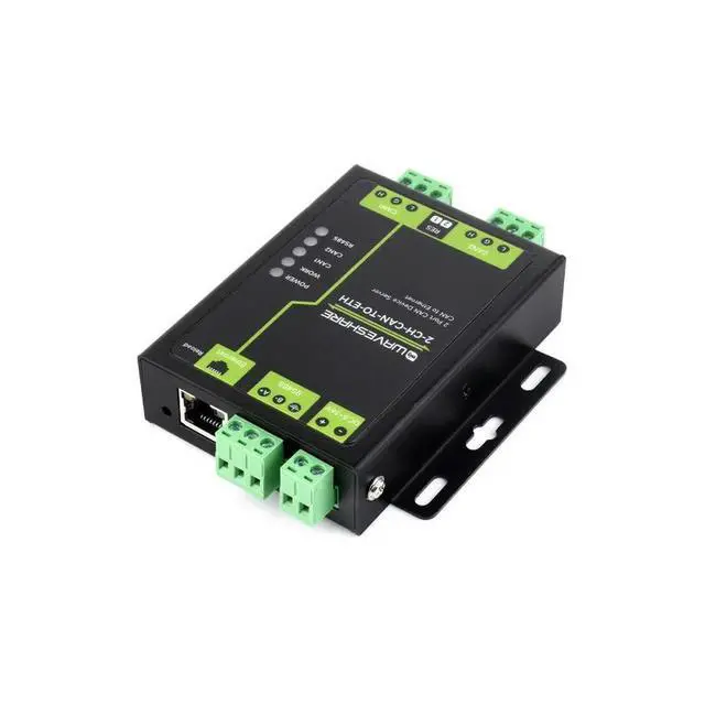 Alt view image 2 of 3 - Industrial Grade 2-Ch CAN To Ethernet Server, 2-Ch CAN + RS485 + Ethernet Port, Supports CAN Repeater / CAN To RS485,Dual SOCKET