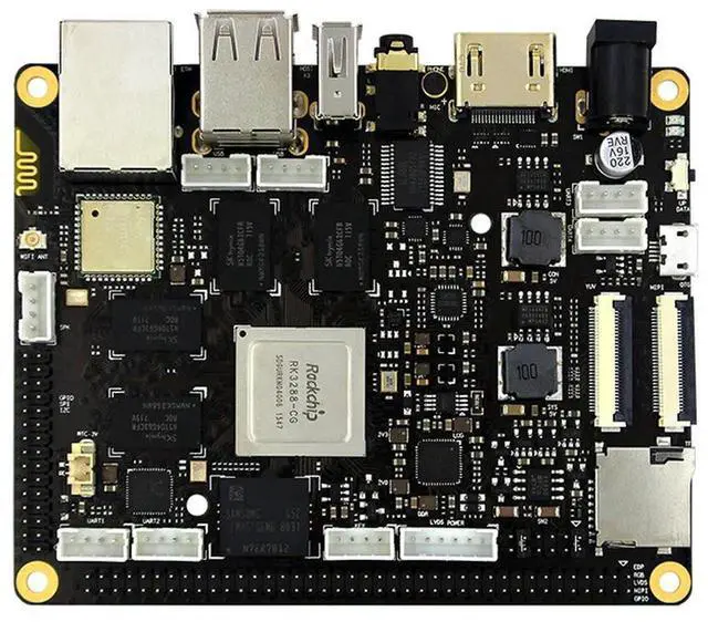 Alt view image 2 of 3 - Rongpin RK3288 Rockchip Four core A17 Android ubuntu Linux open source board evaluation board King3288