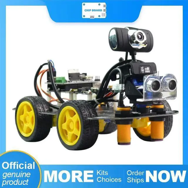 Main image of XiaoR GeDS Robot Vehicle for R3 with Remote Control, HD Camera, FPV, and Robotics Learning Toy