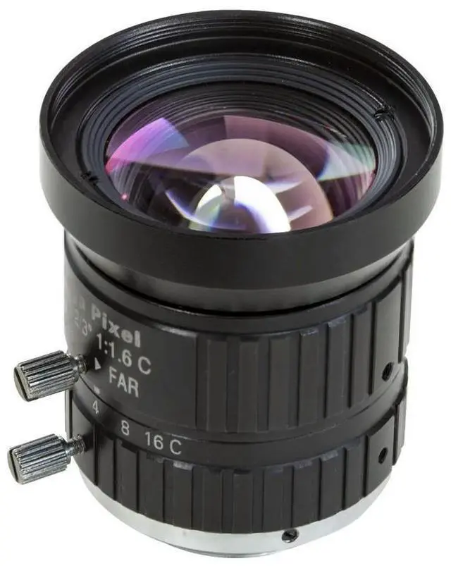 Main image of Arducam C-Mount Lens for Raspberry Pi Camera, 8mm Focal Length with Manual Focus and Adjustable Aperture