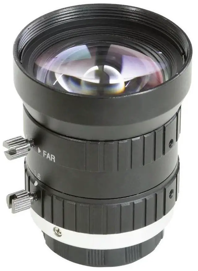 Main image of Arducam C-Mount Lens for Raspberry Pi Camera, 5mm Focal Length with Manual Focus and Adjustable Aperture