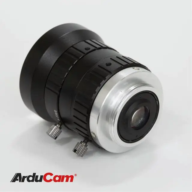 Alt view image 3 of 3 - Arducam C-Mount Lens for Raspberry Pi Camera, 5mm Focal Length with Manual Focus and Adjustable Aperture