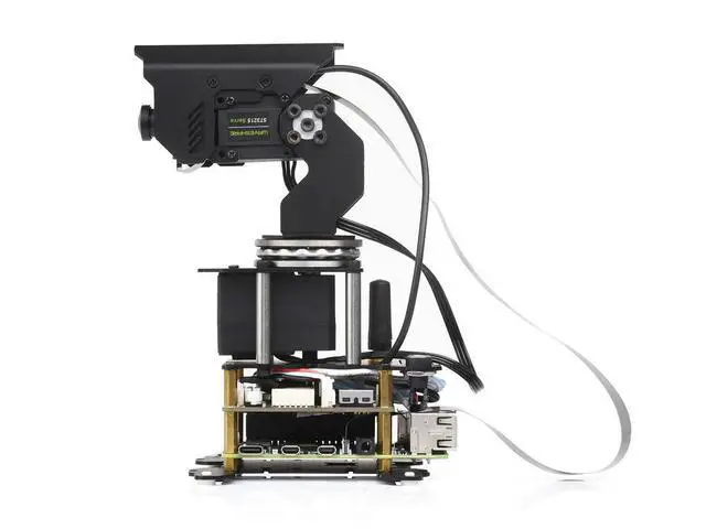 Alt view image 3 of 3 - 360° Omnidirectional High-Torque 2-Axis Expandable Pan-Tilt Camera Module, Driven By Serial Bus Servos, Based On General Driver