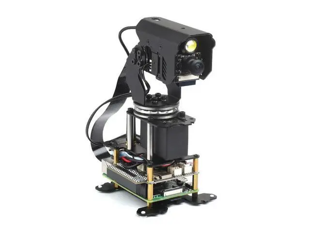 Alt view image 2 of 3 - 360° Omnidirectional High-Torque 2-Axis Expandable Pan-Tilt Camera Module, Driven By Serial Bus Servos, Based On General Driver