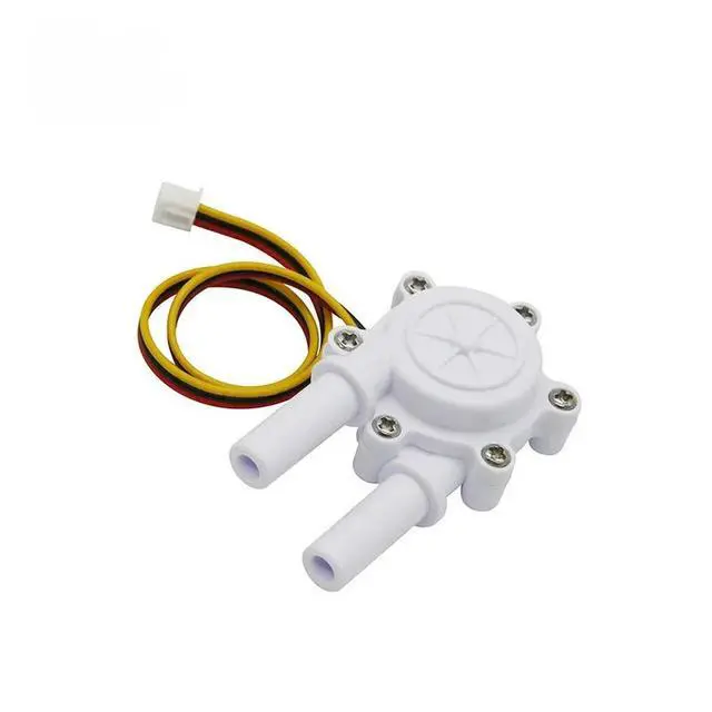 Alt view image 3 of 3 - Coffee machine flow meter water flow sensor connected to 6mm hose water purifier Hall sensor YF-S401