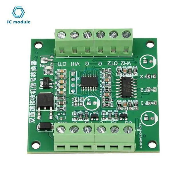 Alt view image 2 of 6 - PWM to Voltage Servo Aeromoing Receiver 2CH Receiver Signal Converter Board for RC Crawler Motor Controller Accessories
