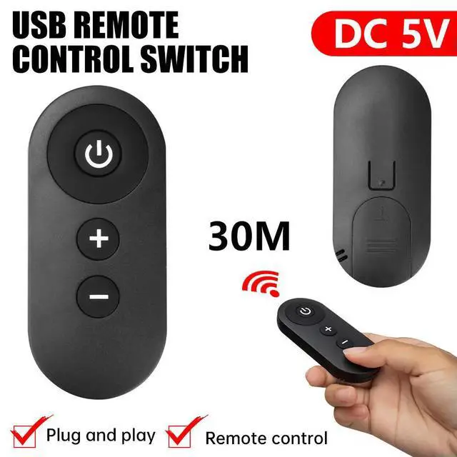 Alt view image 2 of 3 - DC 5V USB RF Remote Switch Dimmer/Speed Module Switch For LED Lights Strip Lights Fans Night