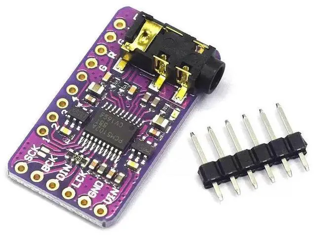 Main image of PCM5102 Audio Stereo Digital to Analog Converter DAC Decoding Board I2S IIS Single Chip Audio Module