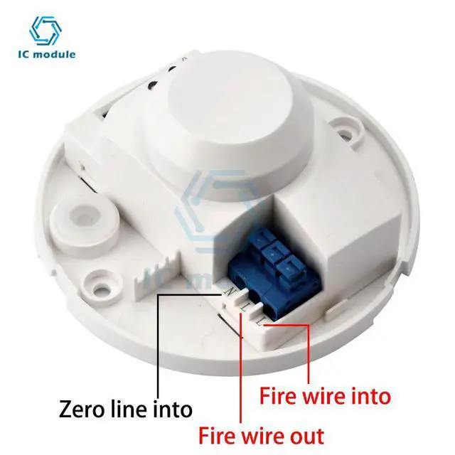 Alt view image 2 of 6 - SK-701 AC220-240V 5.8GHz HF System LED Microwave Radar motion Sensor Light Switch Ceiling light Body Motion Detector