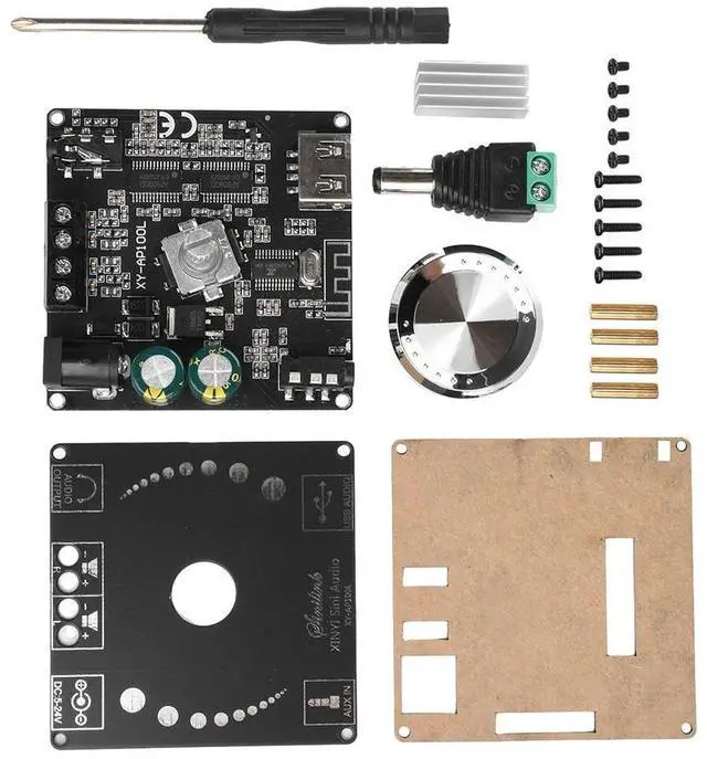 Main image of XY-AP100L Digital Amplifier Board 100Wx2 Stereo Bluetooth High Power Audio Module DC8-26V AUX USB Sound Card
