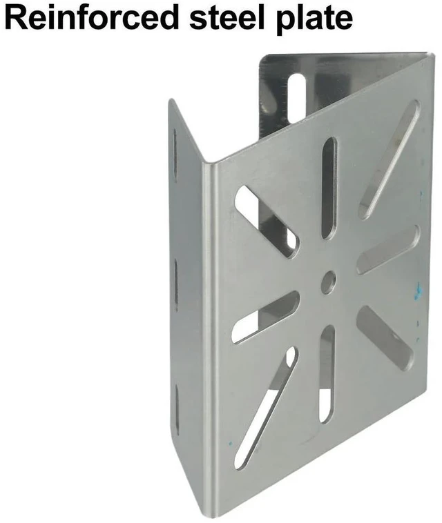 Alt view image 5 of 6 - Bracket Clamp Thickened Applicable Environment Electroplating High Compatibility Indoor Outdoor Applicable Environment