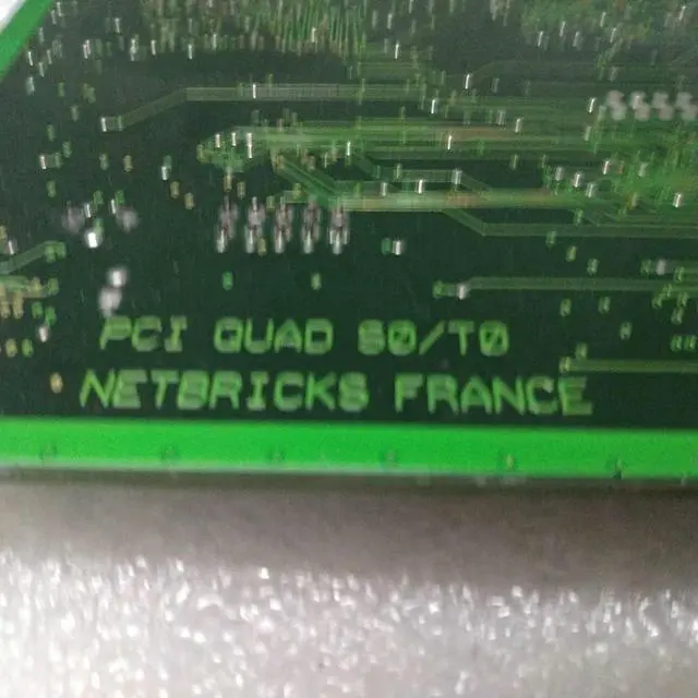 Alt view image 6 of 6 - NETBRICKS FRANCE PCI QUAD S0/T0 HW-PCI-44 B48/100/02 Network Card Fast Ship
