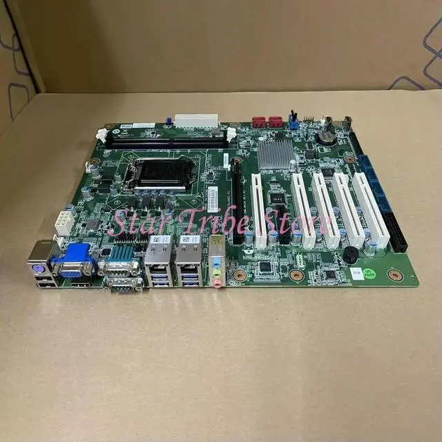 Alt view image 5 of 6 - IMB-M43H DDR4 ATX Dual-Channel 32GB 5×PCI Industrial Motherboard