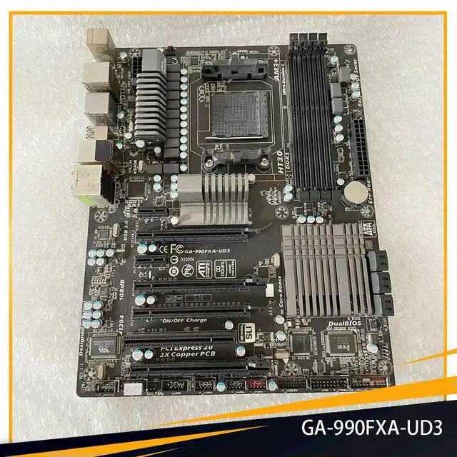 Alt view image 4 of 6 - GA-990FXA-UD3 AM3+ 990FX SB950 4×DDR3 32GB ATX 6×SATA