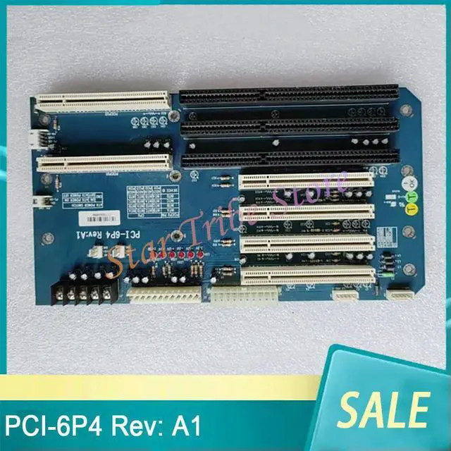 Alt view image 4 of 6 - PCI-6P4 Rev: A1 Industrial Computer Motherboard