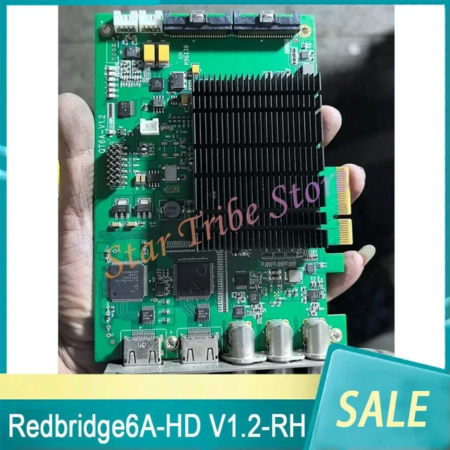 Alt view image 4 of 6 - Computer Acquisition Card Redbridge6A-HD V1.2-RH Fully Tested Fast Ship