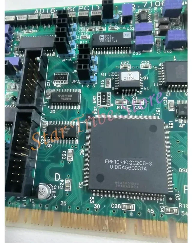 Alt view image 5 of 6 - AD16-16(PCI)E NO.7106A Data Acquisition Card - Fast Shipping