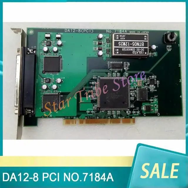 Alt view image 4 of 6 - DA12-8 PCI NO.7184A Data Acquisition Card 8-Channel 12 Bit Analog Output