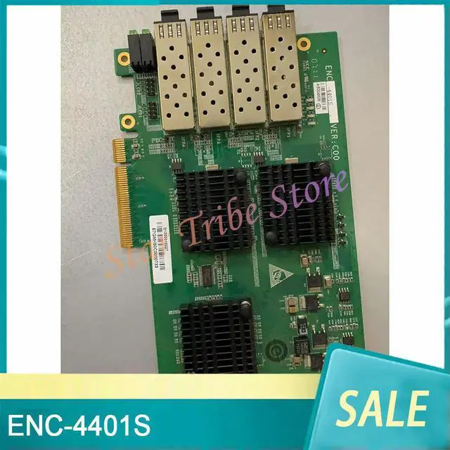 Alt view image 4 of 6 - 4-Port Gigabit Ethernet Card ENC-4401S 100% Tested Fast Ship