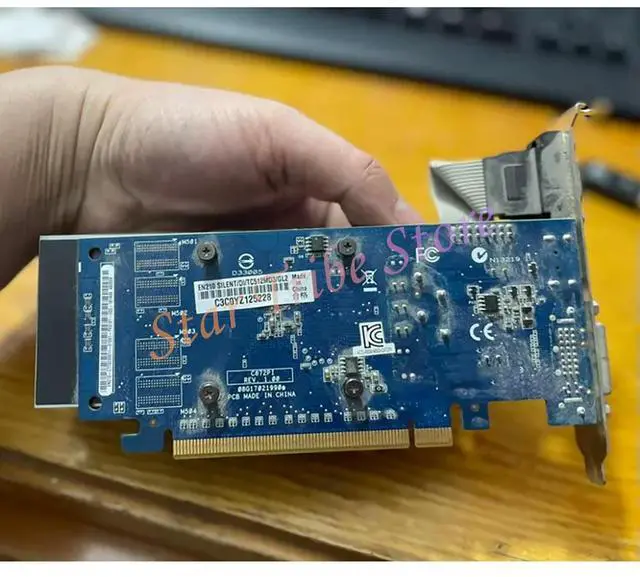 Alt view image 5 of 6 - EN210 SILENT/DI/TC512MD3/GL2 Graphics Card 512M DDR3