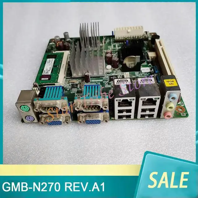 Alt view image 4 of 6 - GMB-N270 REV.A1 Dual Network Card Industrial Control Motherboard GMB-N270G2-S6A1E