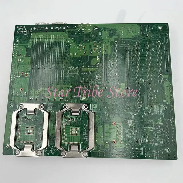 Alt view image 4 of 4 - Dual 771-Pin Xeon Quad-Core 5400/5300 Sequence Dual-Core 5200/5100/5000 Sequence Workstation Motherboard X7DAL-E+